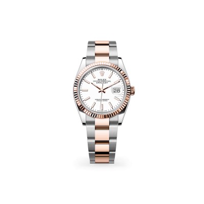 ROLEX DATEJUST 36 OYSTER, 36 MM, OYSTERSTEEL AND EVEROSE GOLD M126231-0018